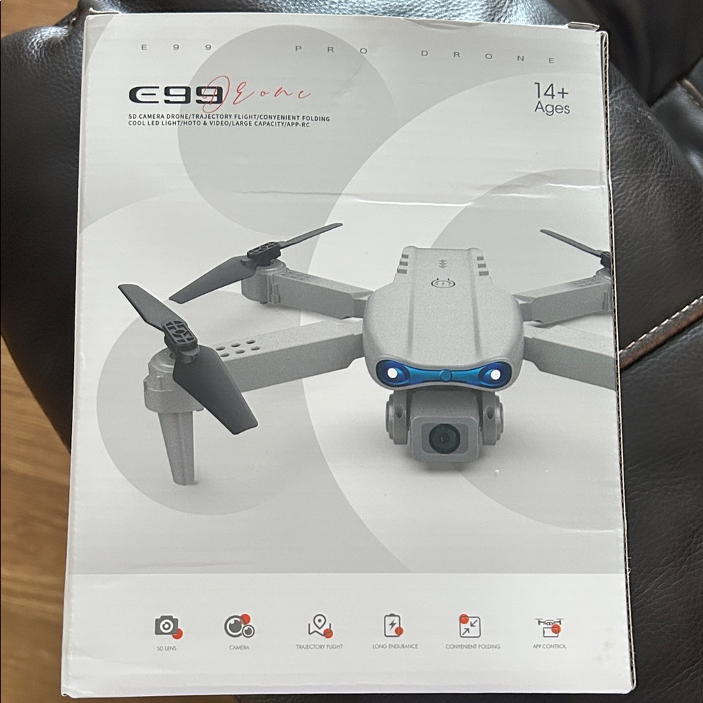 💜Half Off💜E99 Pro Drone with Camera 
Opened and charged but did not use.